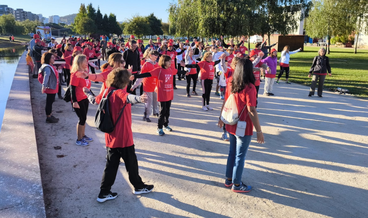 Caminhada Solidária pelo Coração reúne mais de 150 participantes em Coimbra