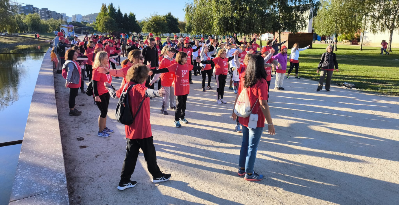 Caminhada Solidária pelo Coração reúne mais de 150 participantes em Coimbra